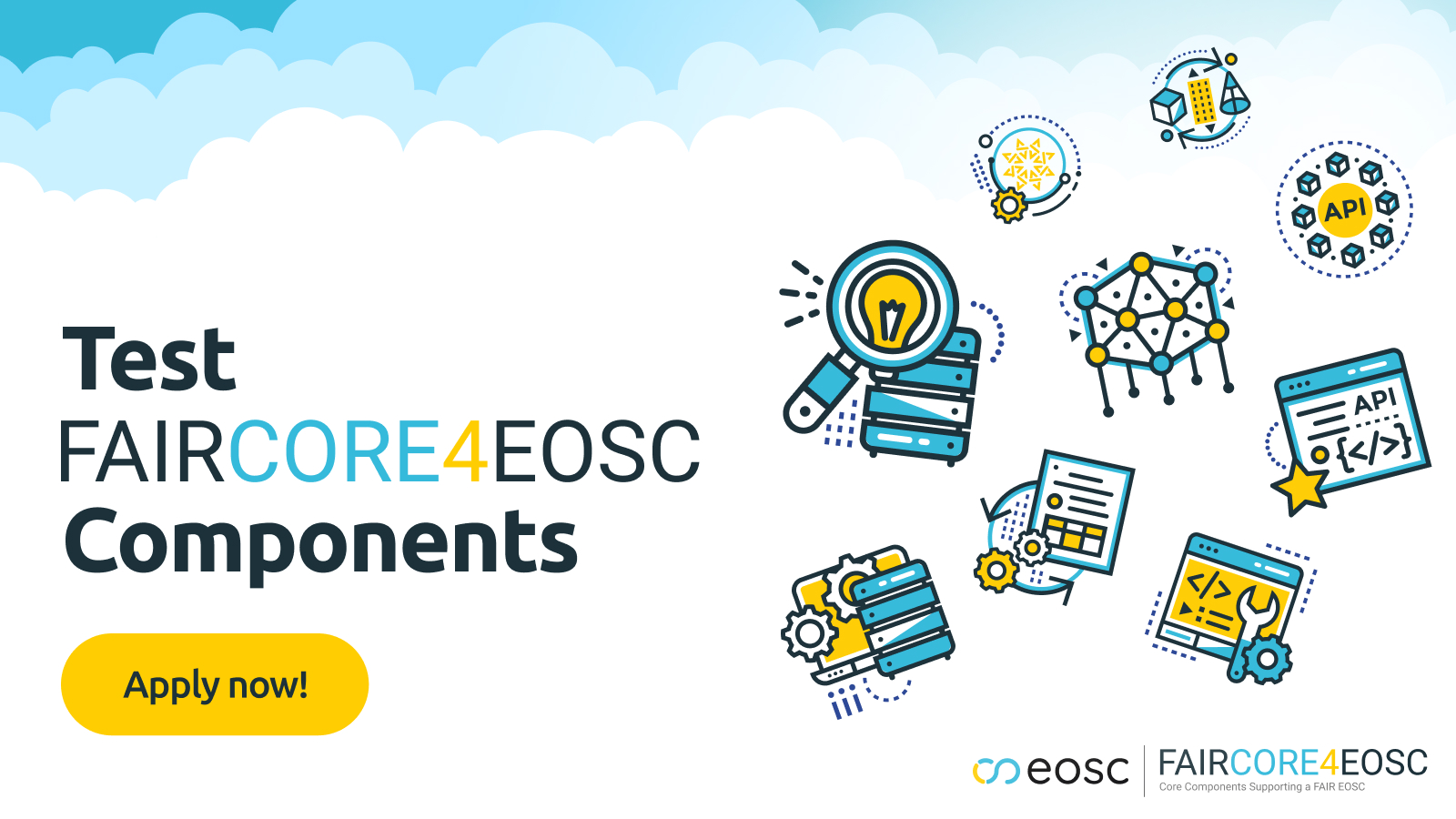 Apply to test the FAIRCORE4EOSC Components